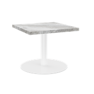 White Halo Side Table